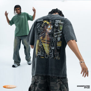 retro minority design street hip hop loose t shirt