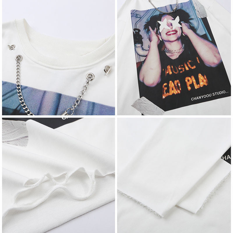 retro hip hop abi style sweater women's high street oversize retro hip hop abi style sweater women's high street oversize