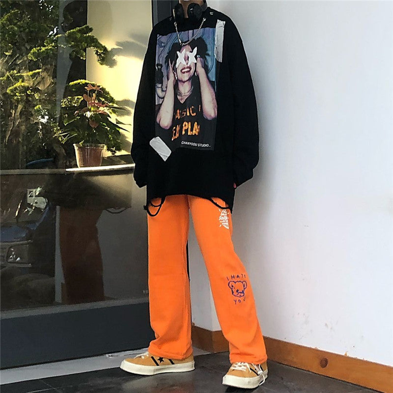 retro hip hop abi style sweater women's high street oversize retro hip hop abi style sweater women's high street oversize