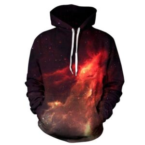 red galaxy hoodie