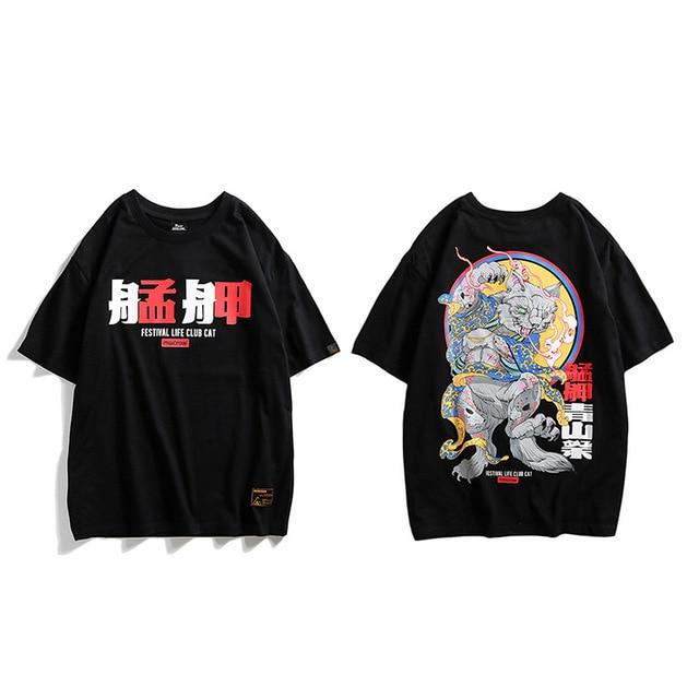 original street fashion hip hop loose mammoth print t shirt original street fashion hip hop loose mammoth print t shirt