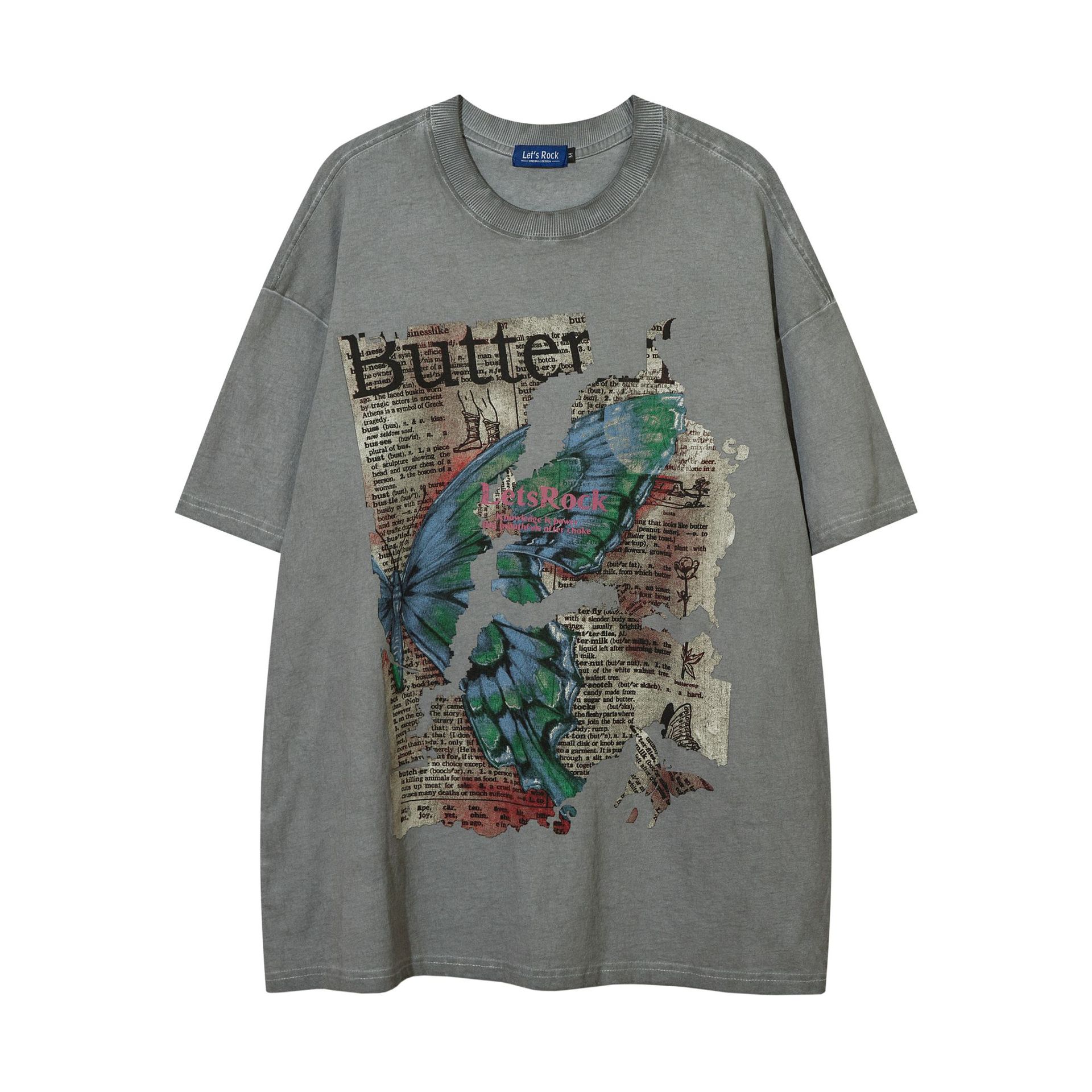 top washed out vintage distressed high street t shirt top washed out vintage distressed high street t shirt