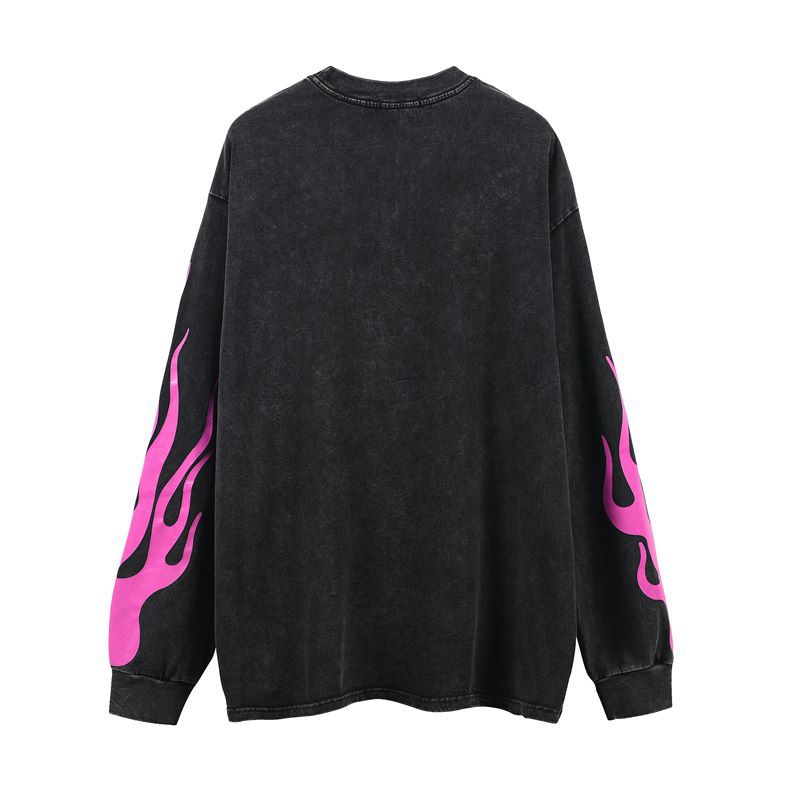 retro washed distressed sweater autumn winter couple high street sweater men retro washed distressed sweater autumn winter couple high street sweater men