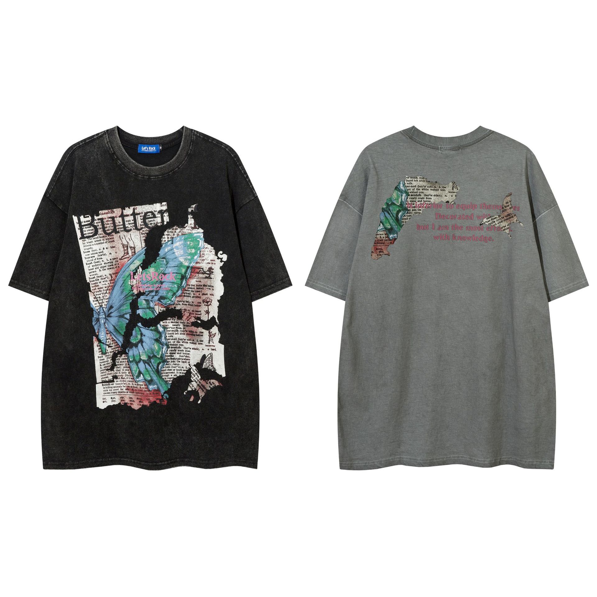 top washed out vintage distressed high street t shirt top washed out vintage distressed high street t shirt