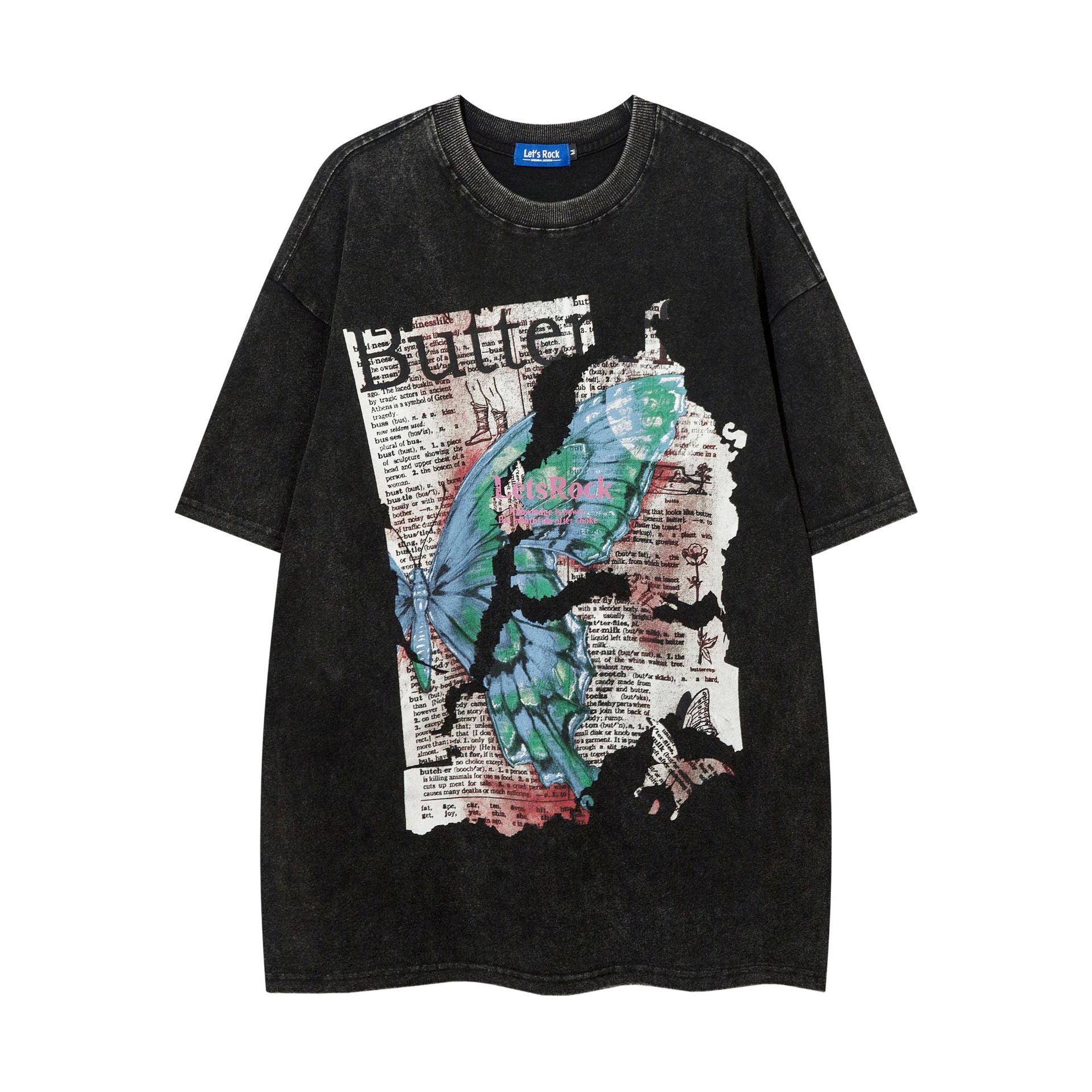 top washed out vintage distressed high street t shirt top washed out vintage distressed high street t shirt