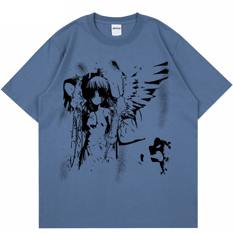 Washed Retro Printed T-shirt Street O1CN01Sb4Hky1UfCax8Pny1 2218669382544 0 Cib