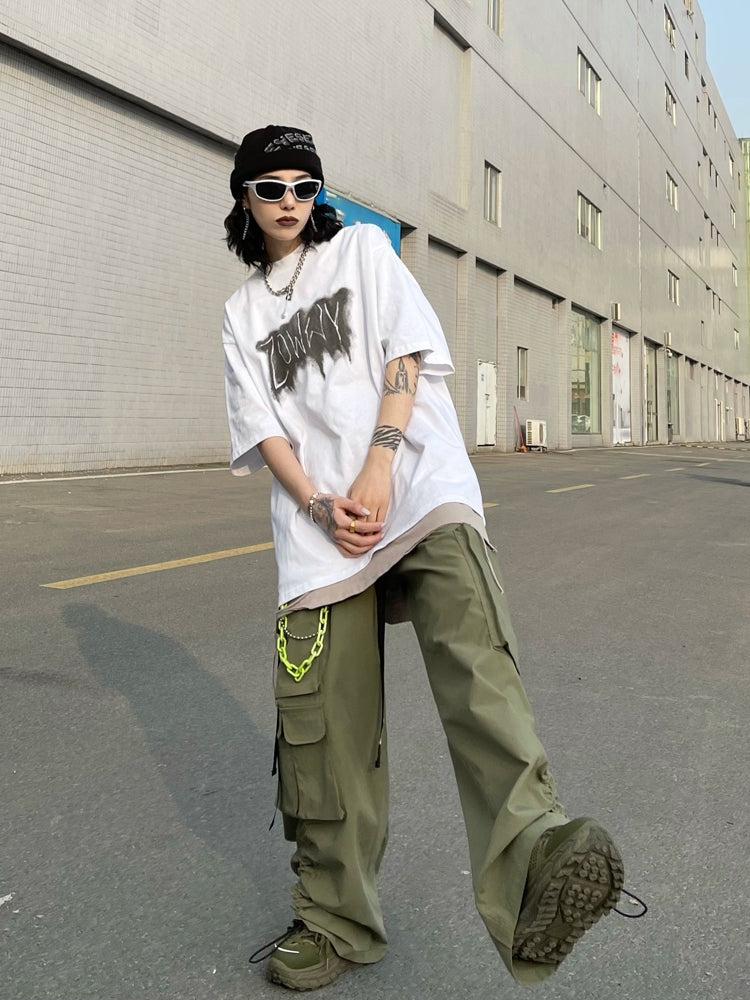women's loose high street retro short sleeve shirt women's loose high street retro short sleeve shirt