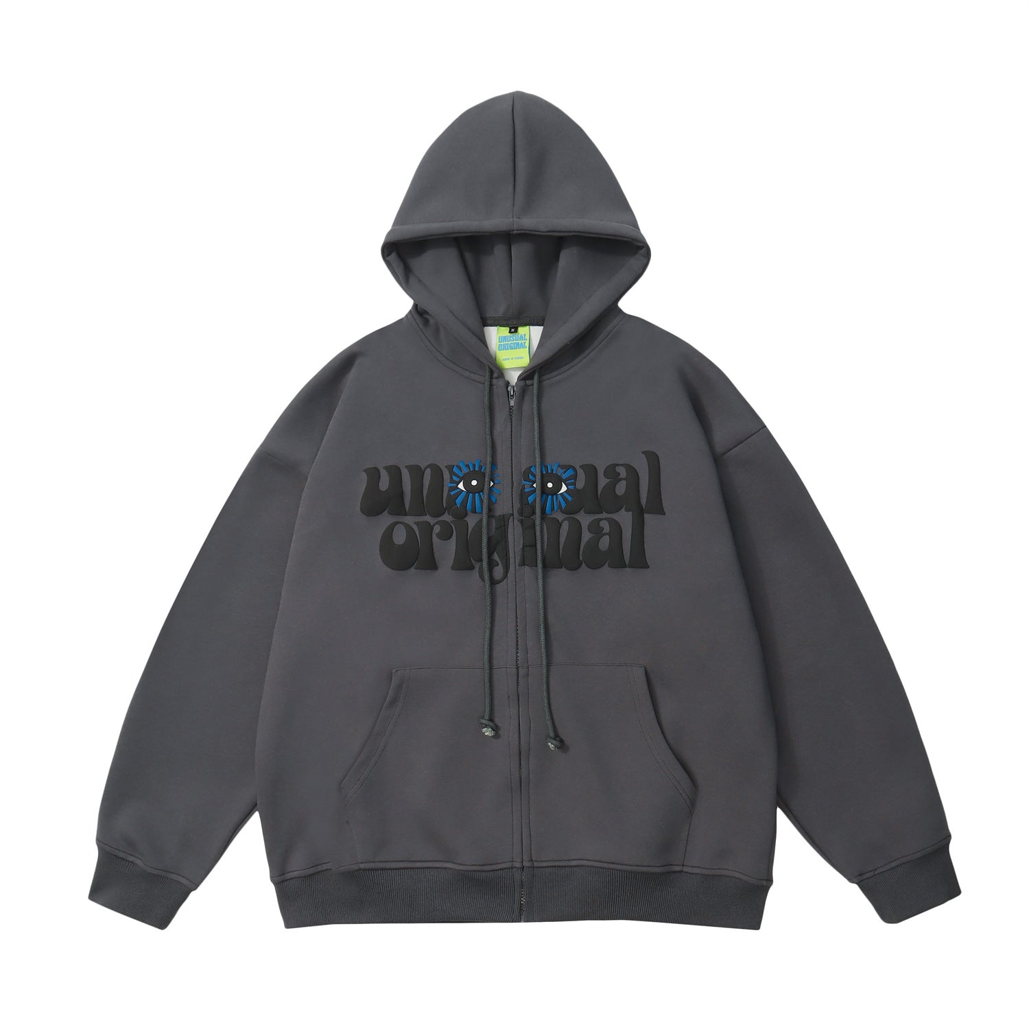 personality puff print ins men's and women's high street casual loose fitting hoodie sweater personality puff print ins men's and women's high street casual loose fitting hoodie sweater